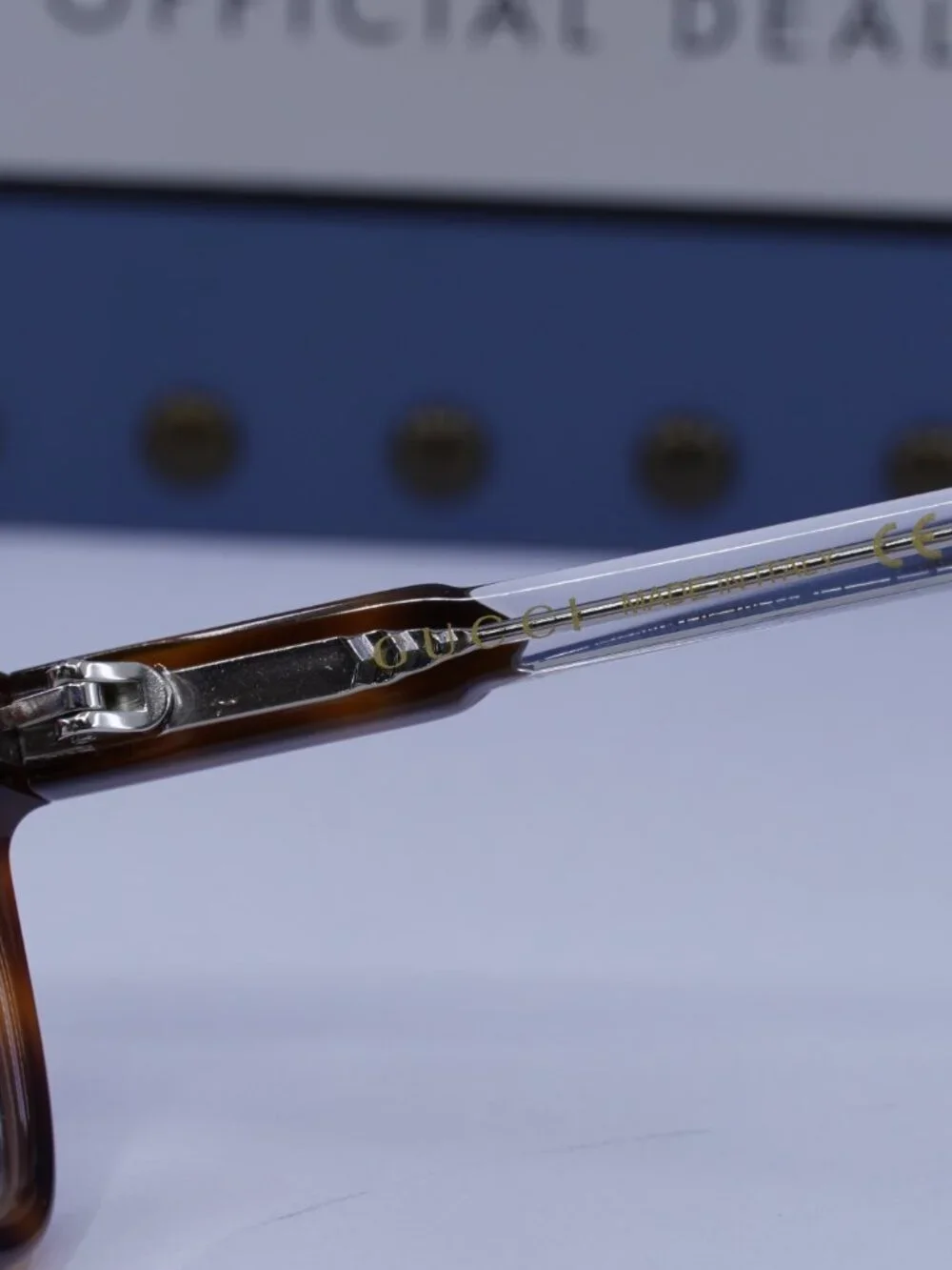 Gucci GG0490O 003  Rectangle Eyeglasses 53 mm - Havana